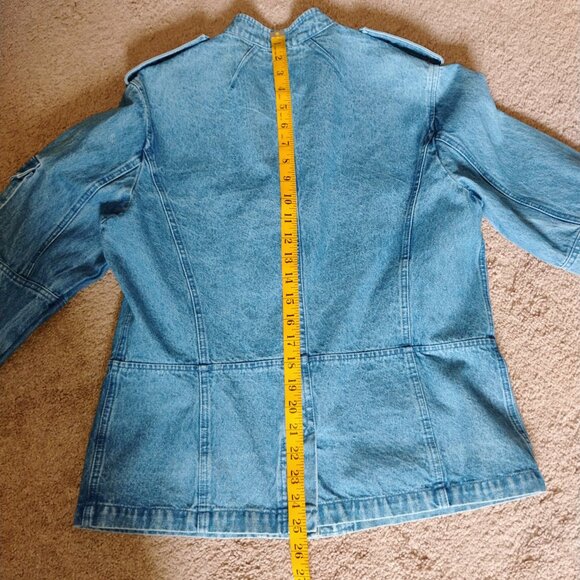 Woman's Bay Studio khakis Blue Jean Jacket - Picture 5 of 10